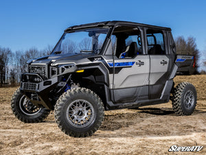 Polaris Xpedition vented full windshield front view showing low-mounted vents