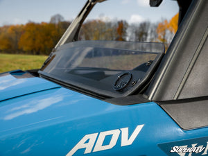 Polaris Xpedition dark tint half windshield with full-length rubber seal