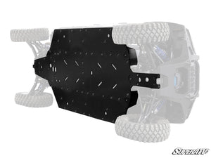 SuperATV 1/2 inch ARMW Xpedition ADV 5 skid plate showing interlocking panels