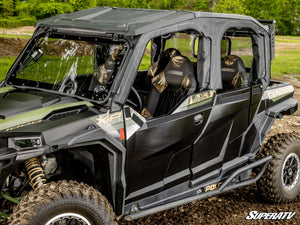 SuperATV Polaris General XP 1000 Primal Soft Upper Doors, installed view