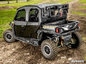 SuperATV Polaris General XP 1000 Primal Soft Upper Doors, mounted view