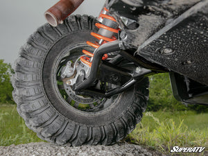 SuperATV Polaris General XP 1000 High-Clearance 1.5" Rear Offset A-Arms, installed view