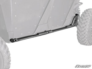 SuperATV Polaris Ranger Crew XP 1000 / Crew 1000 Heavy-Duty Nerf Bars, front view