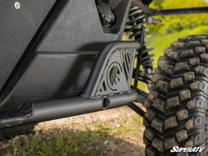 SuperATV Polaris Ranger Crew XP 1000 / Crew 1000 Heavy-Duty Nerf Bars, installed view