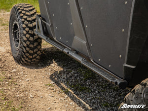 SuperATV Polaris Ranger Crew XP 1000 / Crew 1000 Heavy-Duty Nerf Bars, side view