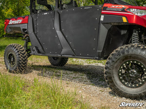 SuperATV Polaris Ranger Crew XP 1000 / Crew 1000 Heavy-Duty Nerf Bars, alternate angle