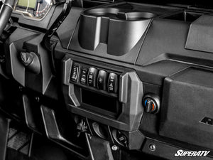 Polaris Ranger XP 1000 in-dash heater vents and controls for cab warmth