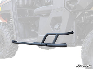 SuperATV Polaris Ranger XP 1000 / 1000 / Kinetic Heavy-Duty Nerf Bars, front view
