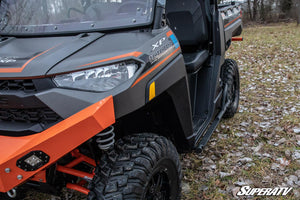SuperATV Polaris Ranger XP 1000 / 1000 / Kinetic Heavy-Duty Nerf Bars, installed view