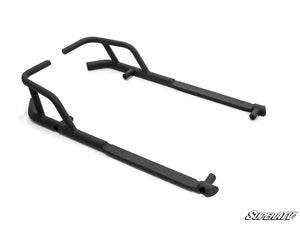 SuperATV Polaris Ranger XP 1000 / 1000 / Kinetic Heavy-Duty Nerf Bars, mounted view