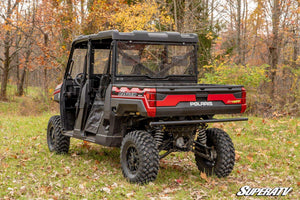 SuperATV Polaris Ranger XP 1000 / 900 / 570 / Kinetic Rear Bumper, mounted view