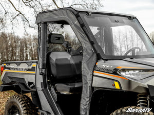 SuperATV Bobcat UV34 Primal Soft Cab Doors, mounted view
