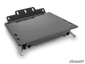 Super ATV Plow Pro snow plow mount installed on a Polaris Ranger Midsize 570