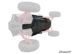 SuperATV Polaris RZR RS1 Full Skid Plate, angle view