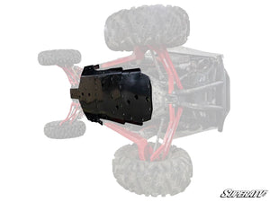 SuperATV Polaris RZR RS1 Full Skid Plate, installed view