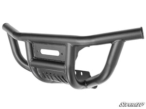 SuperATV Polaris RZR XP Turbo S Winch-Ready Front Bumper, mounted view