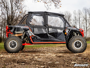 SuperATV Polaris RZR XP 4 1000 / XP 4 Turbo / S4 / 4 900 Soft Upper Doors, angle view
