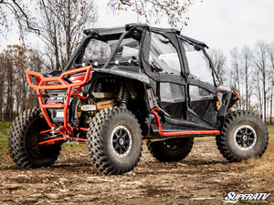 SuperATV Polaris RZR XP 4 1000 / XP 4 Turbo / S4 / 4 900 Soft Upper Doors, installed view