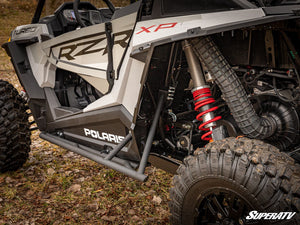 SuperATV Polaris RZR XP 1000 / XP Turbo / Turbo S Tree Kickers, installed view