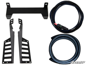 Polaris RZR XP 1000 radiator relocation kit side profile