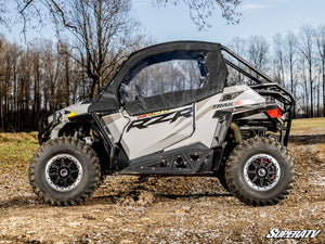 SuperATV Polaris RZR Trail 900 / Trail S 900 / S 1000 Soft Upper Doors, installed view