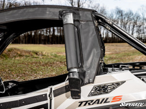 SuperATV Polaris RZR Trail 900 / Trail S 900 / S 1000 Soft Upper Doors, cab view