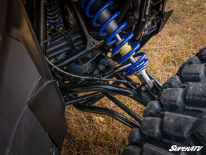 SuperATV Pro XP A-arms ship without bushings, compatible with OEM or SuperATV bushings