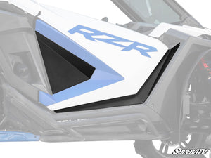 SuperATV Polaris RZR Pro XP Aluminum Lower Doors, mounted view