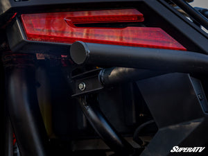 SuperATV Polaris RZR Pro XP Rear Bumper, mounted view