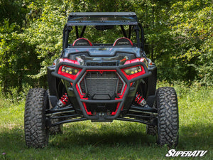 SuperATV Polaris RZR XP Turbo S Front Bumper, angle view