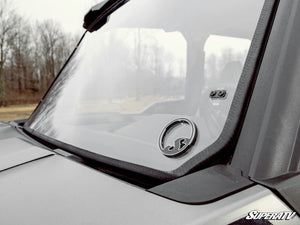 Polaris Xpedition full windshield protecting the cab from trail debris