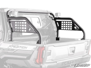 SuperATV Polaris Xpedition XP steel Sport Accessory Bar mounted in bed