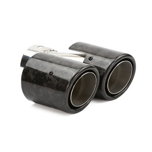 RPM Carbon Dual Exhaust Tips – Polaris Pro R Mufflers - Dunes 2 Dezert SXS