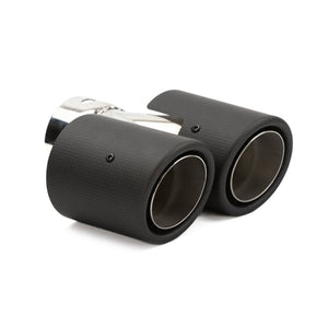 RPM Carbon Dual Exhaust Tips – Polaris Pro R Mufflers - Dunes 2 Dezert SXS