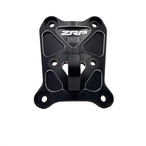ZRP billet Radius Rod Plate for Polaris Pro-R and Turbo R adds strength, reduces bolt stress, and includes secure tow point hitch.