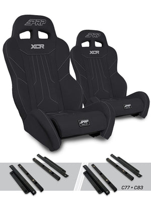 PRP XCR Suspension Seats – Polaris General & RZR (Pair) - Dunes 2 Dezert SXS