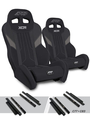 PRP XCR Suspension Seats – Polaris General & RZR (Pair) - Dunes 2 Dezert SXS