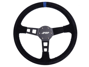 PRP Deep Dish Suede Steering Wheel – 13" Off-Road Grip - Dunes 2 Dezert SXS