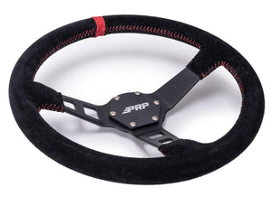 PRP Deep Dish Suede Steering Wheel – 13" Off-Road Grip - Dunes 2 Dezert SXS