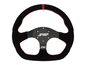 PRP Comp-R Suede Steering Wheel – Flat Bottom 13" - Dunes 2 Dezert SXS