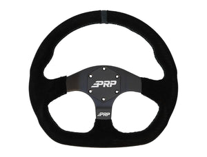 PRP Comp-R Suede Steering Wheel – Flat Bottom 13" - Dunes 2 Dezert SXS