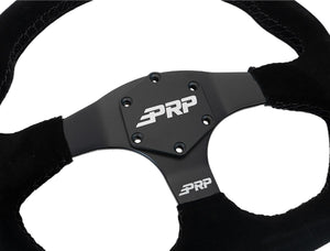 PRP Comp-R Suede Steering Wheel – Flat Bottom 13" - Dunes 2 Dezert SXS