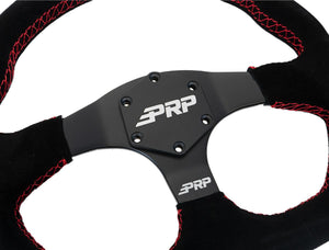 PRP Comp-R Suede Steering Wheel – Flat Bottom 13" - Dunes 2 Dezert SXS