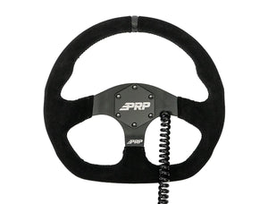 PRP Heated Comp-R Suede Steering Wheel – 13" D-Shape - Dunes 2 Dezert SXS