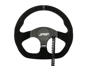PRP Heated Comp-R Suede Steering Wheel – 13" D-Shape - Dunes 2 Dezert SXS