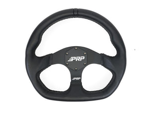 PRP Comp-R Leather Steering Wheel – Flat Bottom 13" - Dunes 2 Dezert SXS