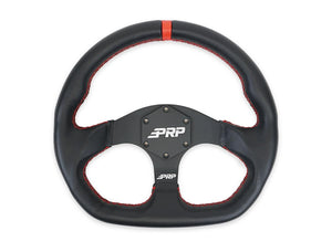 PRP Comp-R Leather Steering Wheel – Flat Bottom 13" - Dunes 2 Dezert SXS