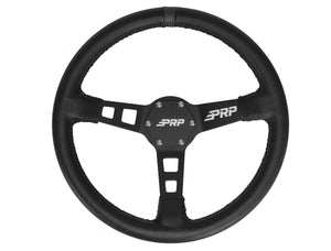PRP Deep Dish Leather Steering Wheel – 13" Off-Road Grip - Dunes 2 Dezert SXS