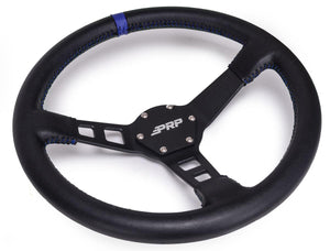 PRP Deep Dish Leather Steering Wheel – 13" Off-Road Grip - Dunes 2 Dezert SXS