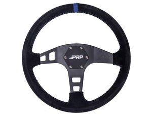 PRP Flat Suede Steering Wheel – 13" Off-Road Control - Dunes 2 Dezert SXS